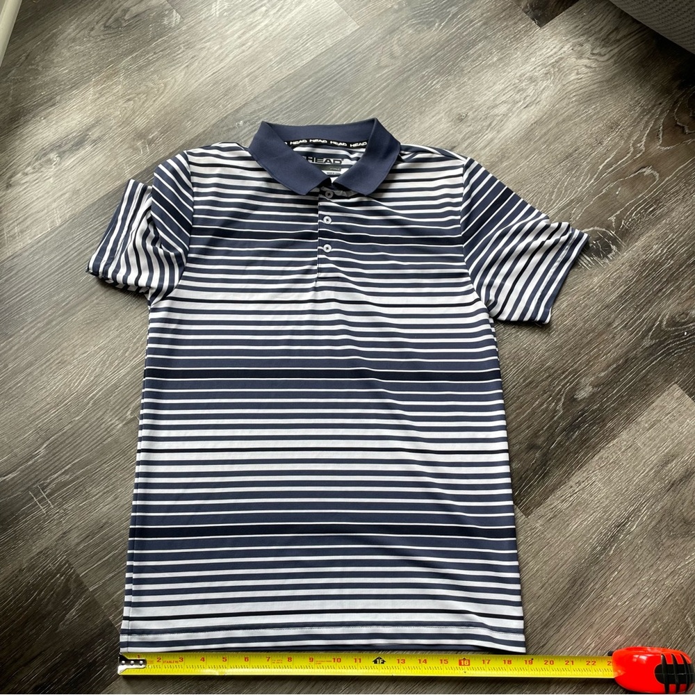 Head Men’s Size Small Blue Striped Polo